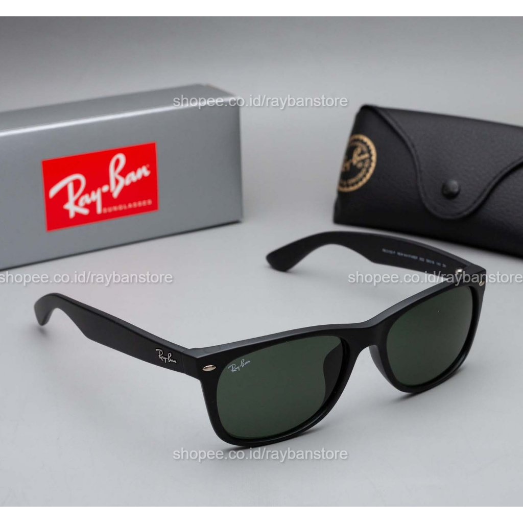 Jual KACAMATA ORIGINAL RAYBAN NEW WAYFARER RB2132 902 55 18 BLACK DOFF ORIGINAL Shopee Indonesia