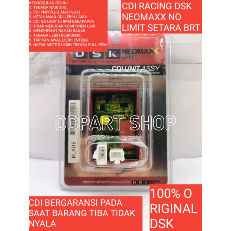 Jual CDI DSK UNLIMER RACING HONDA Revo Absolute Revo Absolut Revo Abs ...