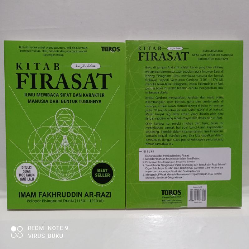 Jual Kitab Firasat - Ilmu Membaca Sifat Dan Karakter Manusia Dari ...