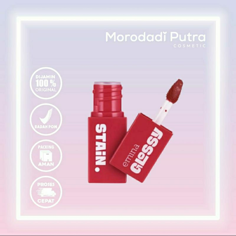 Jual Emina Glossy Stain / Lip Tint (8185) Shopee Indonesia