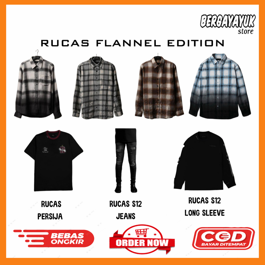 Jual Rucas Season 13 Jeans / Rucas Persija / Rucas Flannel / Rucas Last ...