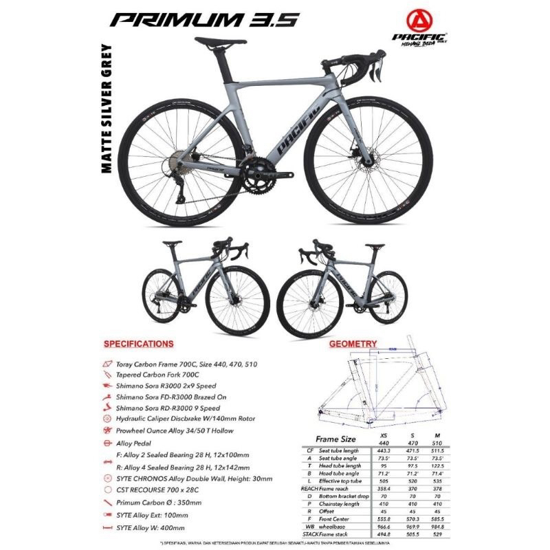road bike pacific
