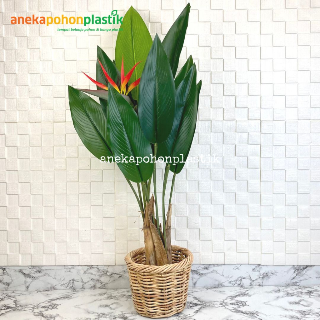 Jual Tanaman Hias Pohon Artificial Heliconia Bird Of Paradise T120