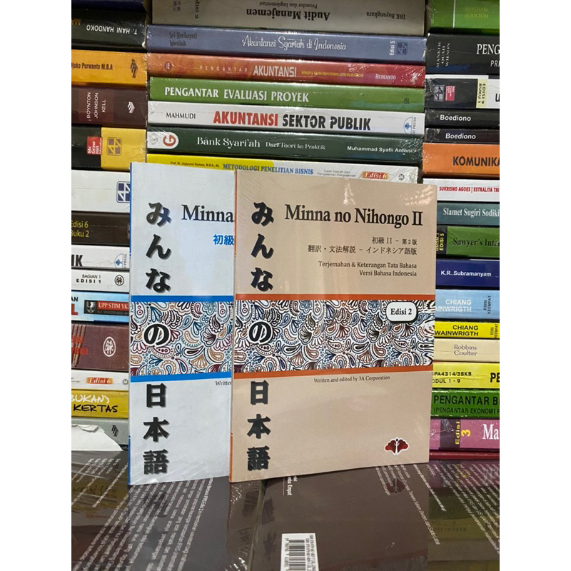 Jual Paket 2 Buku ( B5) Minna No Nihongo 2 Jepang Dan 2 Tata Bahasa ...