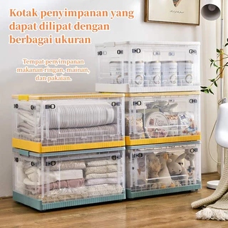 Kotak Penyimpanan Lipat Transparan Serbaguna