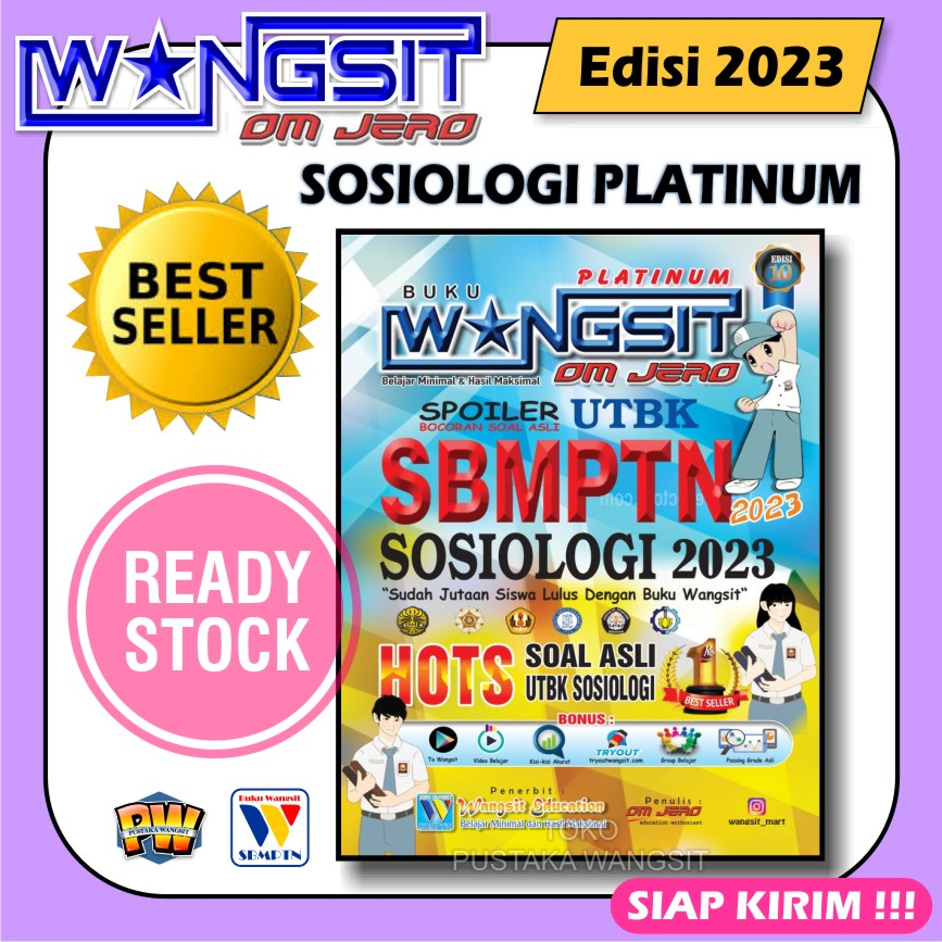 Jual Buku Wangsit UTBK SBMPTN 2023 Buku SOSIOLOGI Platinum 2023 Shopee Indonesia