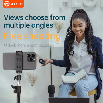 Mixio 3521 Paket Komplit Tripod 2M Remot Bluetooth Ball Head Bag
