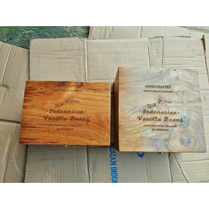 Jual custom box kayu jati Shopee Indonesia