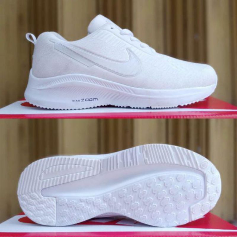 Jual Terkini 0wJ SEPATU PUTIH FULL PUTIH WANITA SNEAKER KETS RUNNING ...