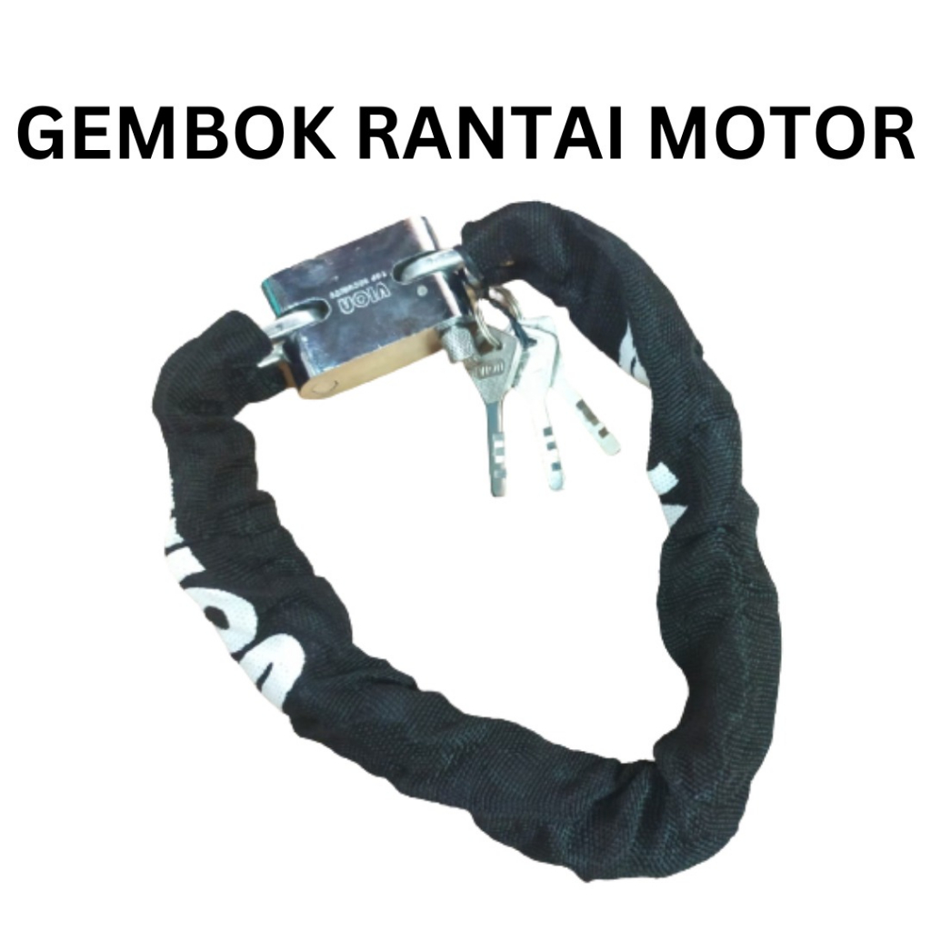 Jual Aneka - GEMBOK RANTAI MOTOR 60CM PENGAMAN PAGAR LAPIS KAIN RANTE ...