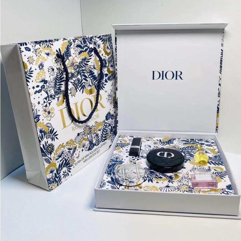 Jual Dior cosmetic set Dior lipstick/Dior Lipstik·Parfum·Cushion·Loose