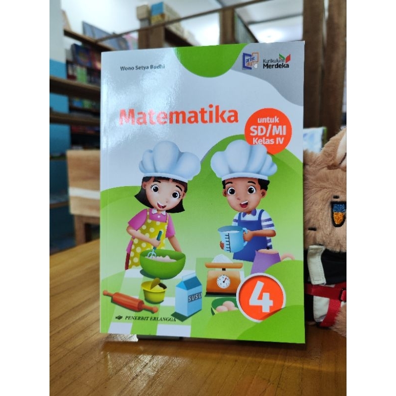 Jual Buku Matematika SD Kelas 4 Kurikulum Merdeka Erlangga | Shopee ...