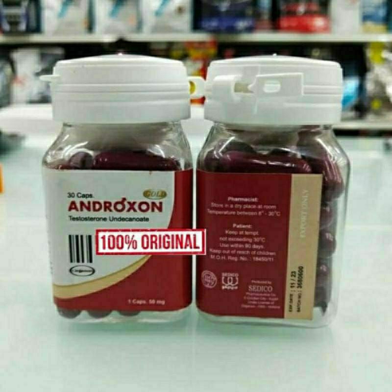 Jual ANDROXON ORGANON TESTOSTERONE 30 KAPSUL ANDROXON AMPUH ASLI ...