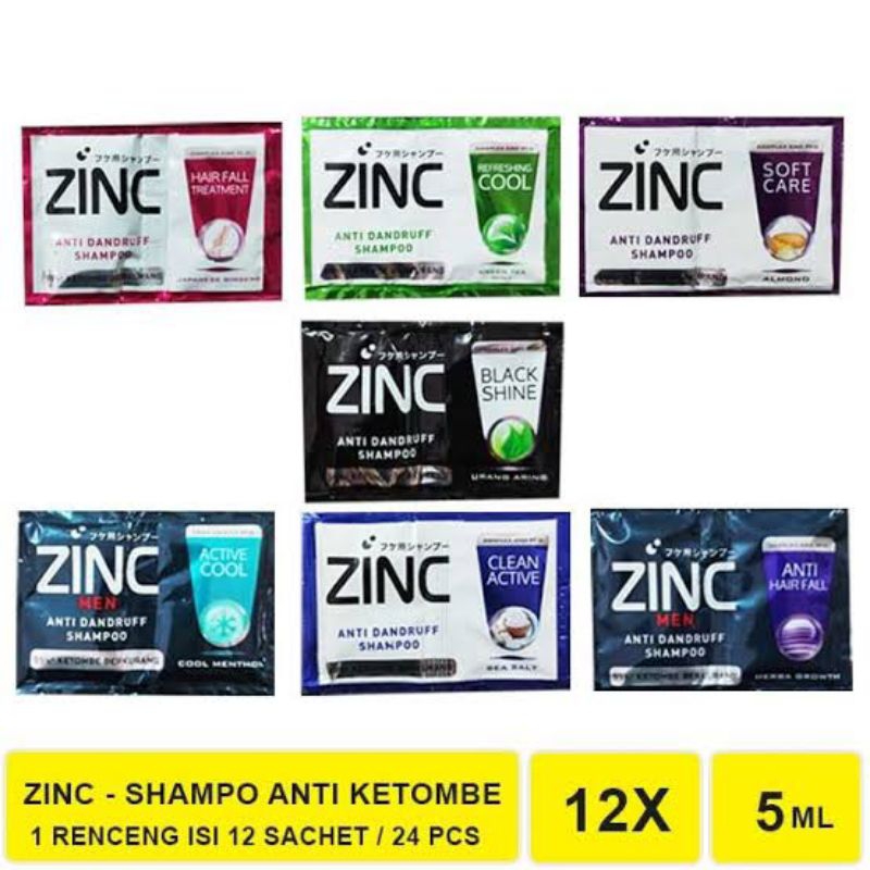 Jual ZINC SAMPO SACHET RENCENG | Shopee Indonesia