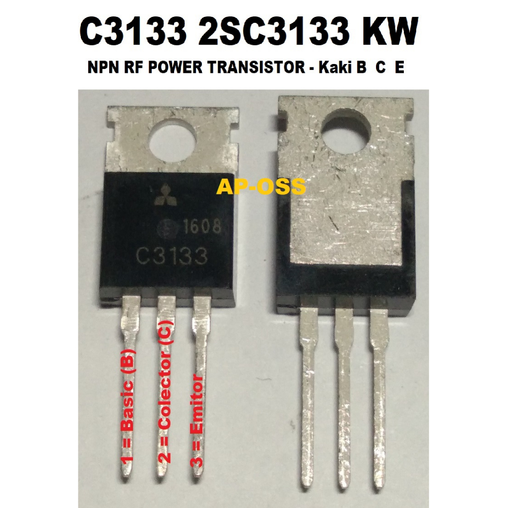 Jual C3133 2SC3133 NPN RF POWER TRANSISTOR | Shopee Indonesia