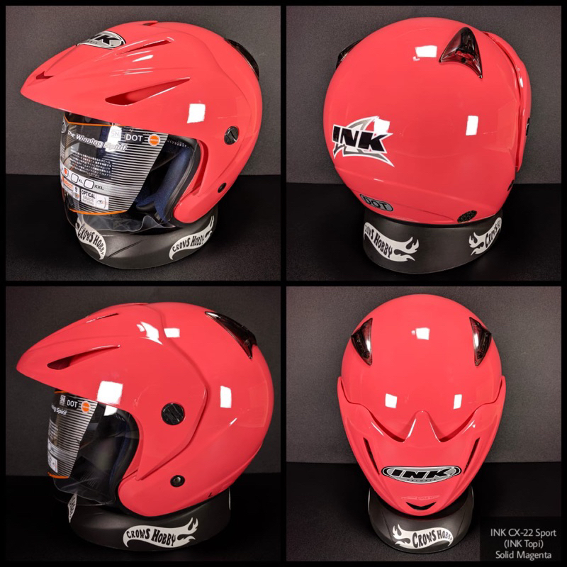 Jual HELM INK TOPI CX22 ORIGINAL CX 22 solid polos motif | Shopee Indonesia