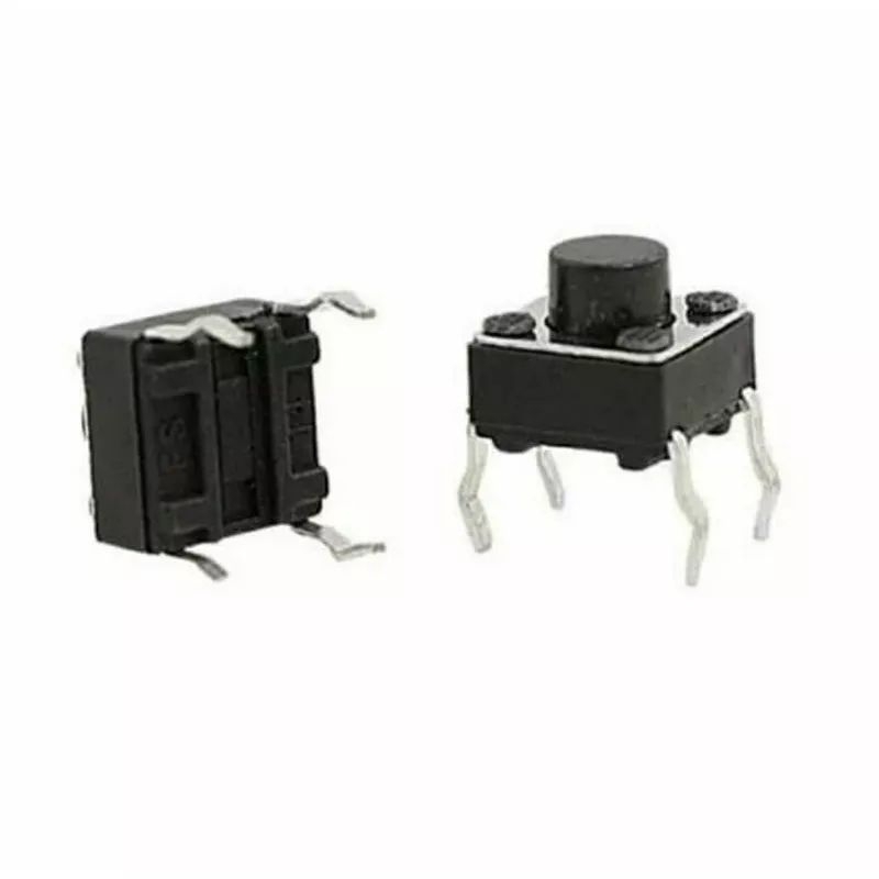 Jual TACTILE PUSH BUTTON 6X5X5MM SWITCH 4 PIN KAKI | Shopee Indonesia