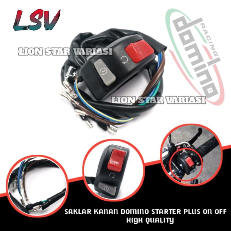 Jual Saklar Kanan Domino On Off Plus Starter Saklar Model Ktc Universal