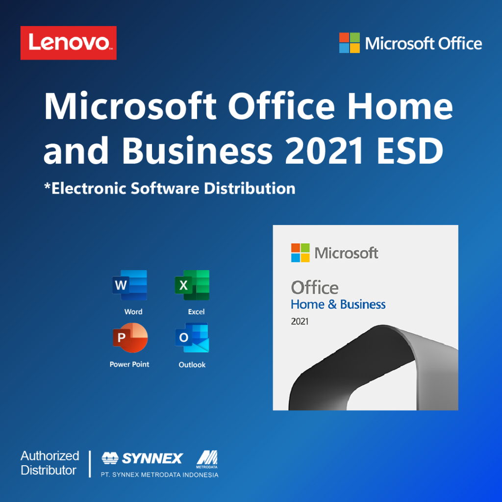 Jual Microsoft ESD Office Home and Business 2021 Lisensi 1 PC Word