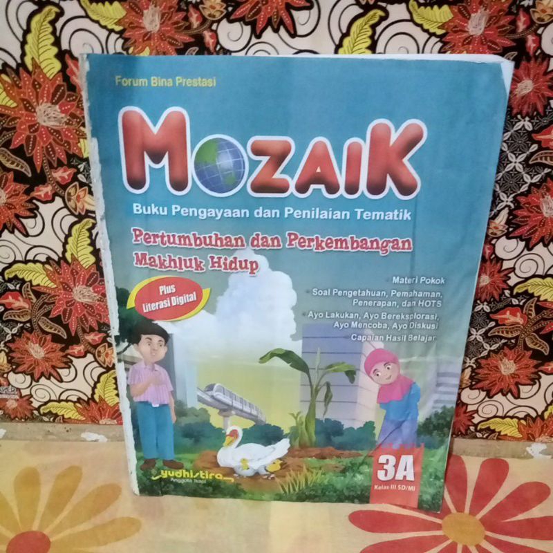 Jual Mozaik 3a Sd Kelas 3 Iii Shopee Indonesia