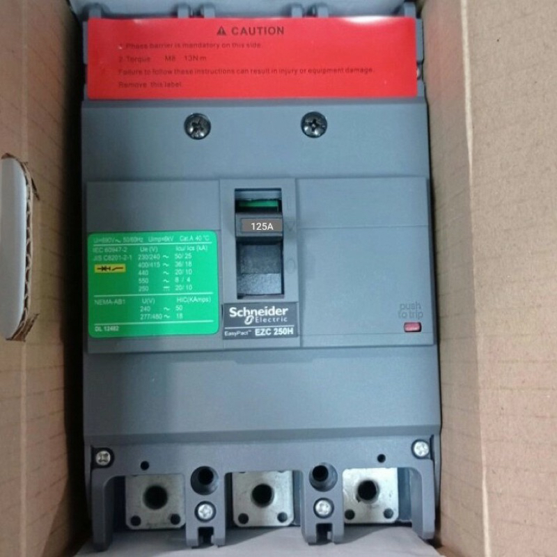 Jual MCCB SCHNEIDER EZC250H3200 3P 200A BREAKER 3PHASE EZC250H EZC 250H ...