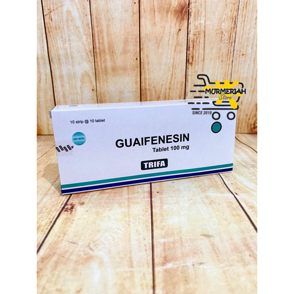 Jual GUAIFENESIN TRIFA 100 Mg Box Isi 100 Tablet-Batuk GG | Shopee ...