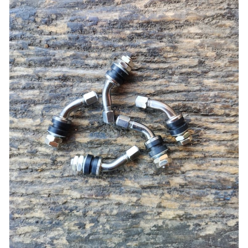 Jual Cop Pentil Ban Tubeless Bengkok Bengkong Matic Sepeda Motor Besi ...