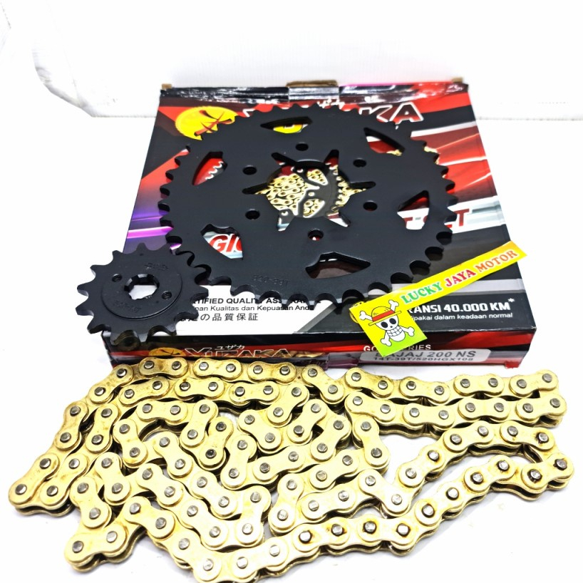 Jual Gearset Girset Chainkit Gear Gir Set Rantai Bajaj Pulsar 200ns 200