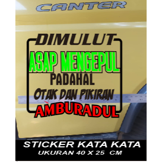 Jual STIKER KACA MOBIL BODY PINTU CANTER TRUK DLL | Shopee Indonesia