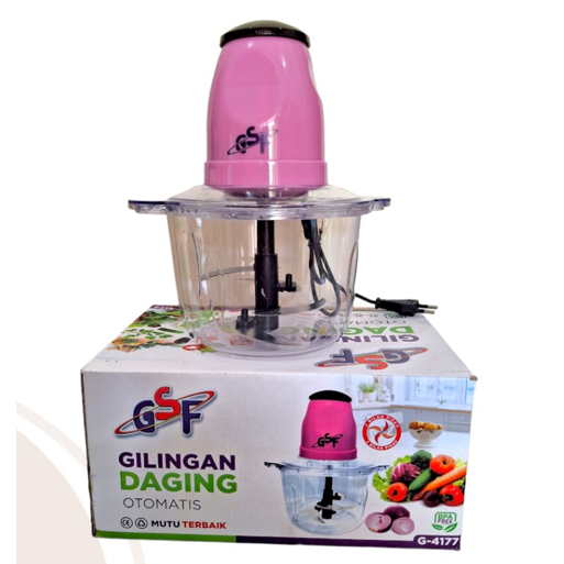 Jual Blender Chopper Daging Stainless GSF SQRS 4 Mata Pisau | Shopee ...