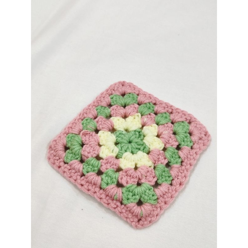 Jual Aesthetic Tulip granny rajutan coaster | Shopee Indonesia