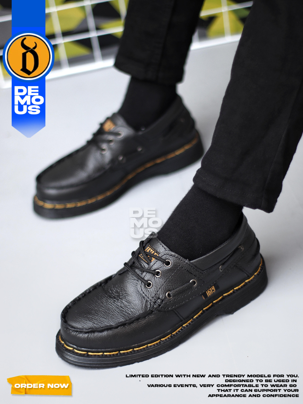 Jual DEMOUS Kilua - Sepatu Formal Pantofel Zapato Kulit Asli Docmart ...