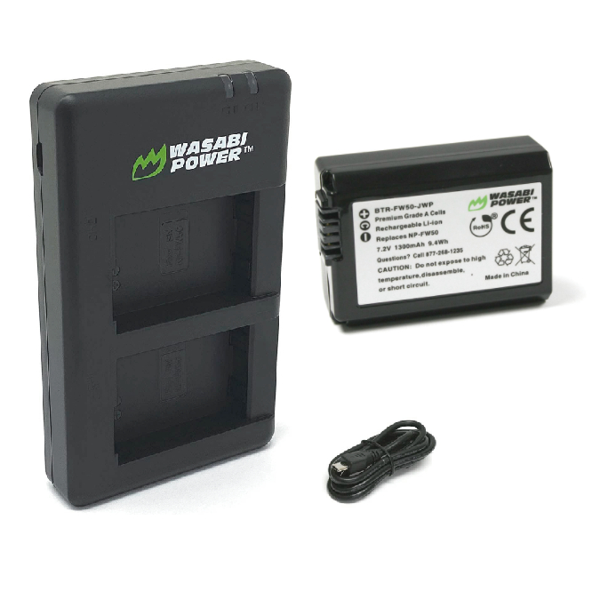 COMBO BATERÍAS CÁMARA SONY NP-FW50 SMALLRIG + CARGADOR DUAL