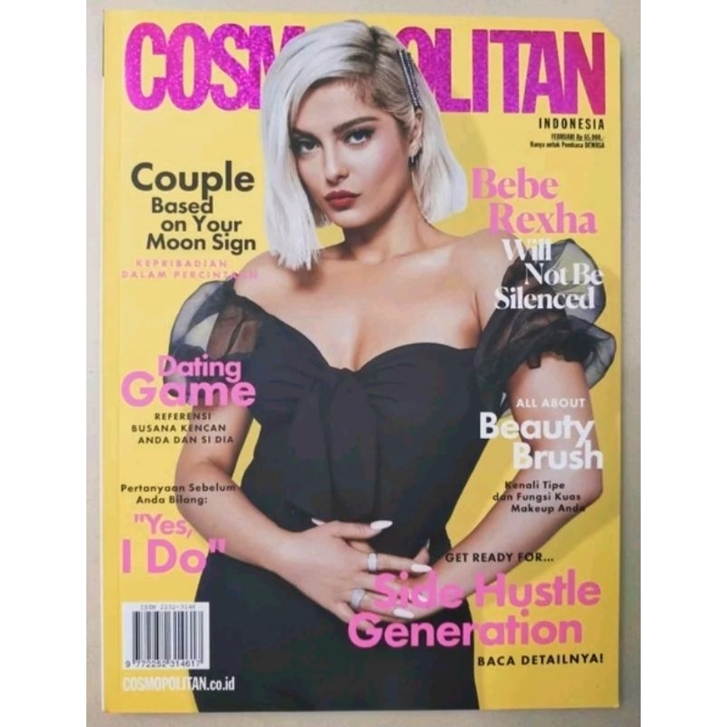 Jual Majalah Cosmopolitan Indonesia Februari 2020 Cover Bebe Rexha