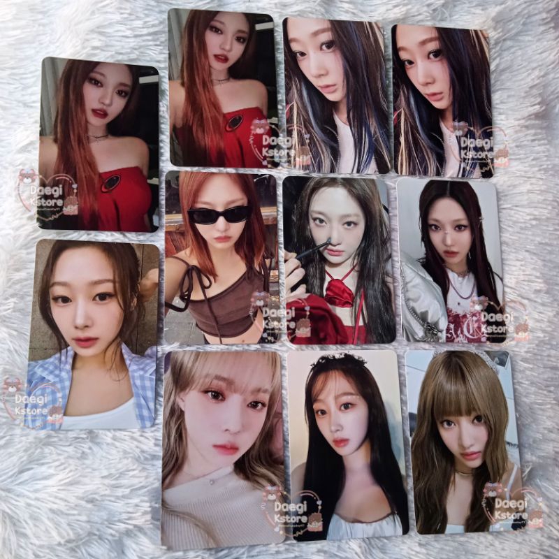 Jual Photocard Aespa Official Welcome To My World Photocard Aespa Pink Christmas Photocard