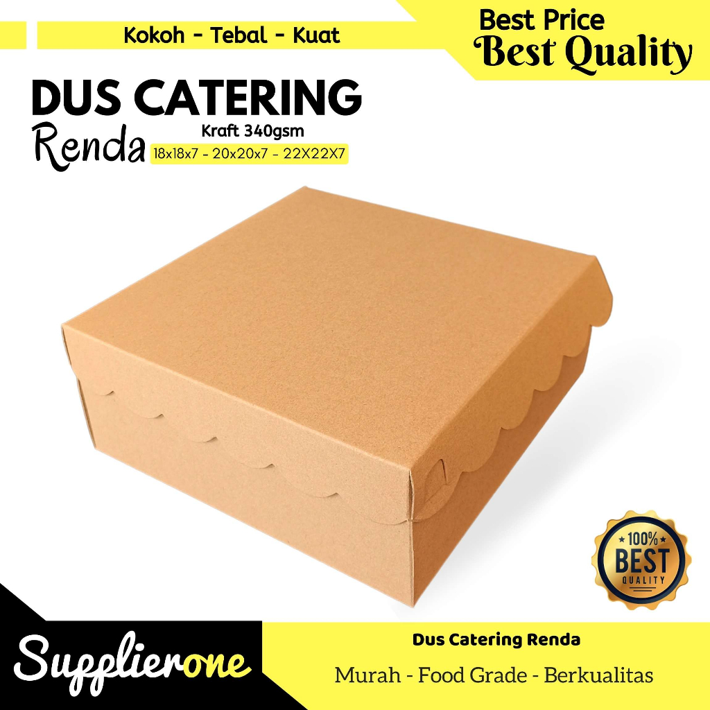 Jual Dus Catering / Box Nasi / Kemasan Ayam Bakar / Box Catering