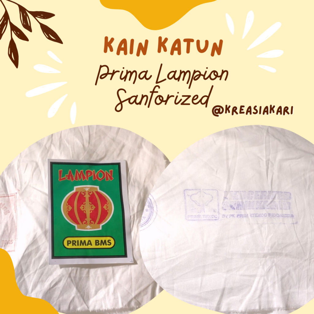 Jual [KAIN BATIK] KAIN BAHAN BATIK PRIMA LAMPION SANFORIZED ORI HARGA ...