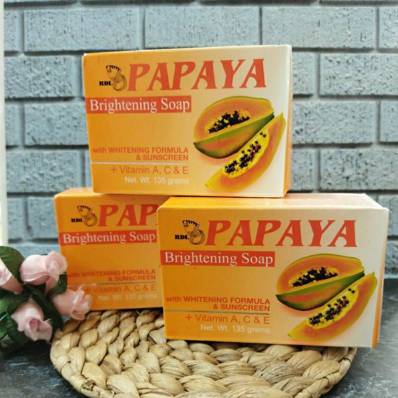 Jual PAPAYA RDL brightening soap(original) | Shopee Indonesia