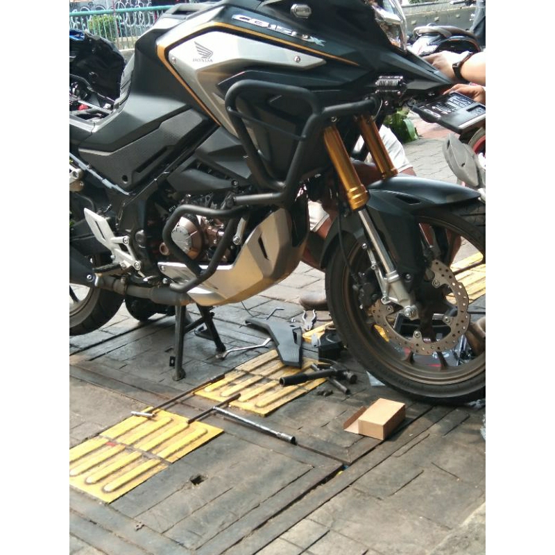 Jual Crashbar Kawahara Tubular CB 150X Set Atas bawah Shopee Indonesia