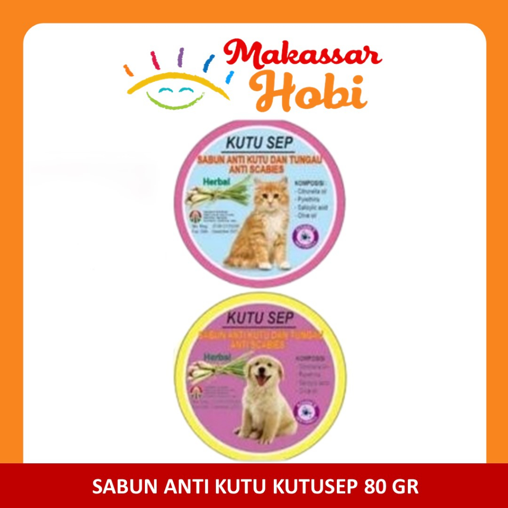 Jual Kutu Sep Kutusep Sabun Anti Kutu Kucing Anjing Gatal Tungau ...
