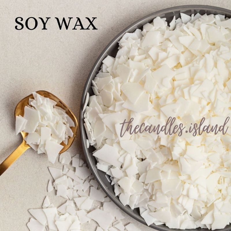 Jual SOY WAX flakes bahan pembuat lilin 100 natural soy wax Shopee