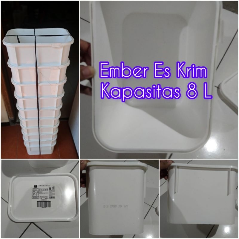 Jual Kotak Wadah Ember Es Krim Storage Box Ice Shopee Indonesia