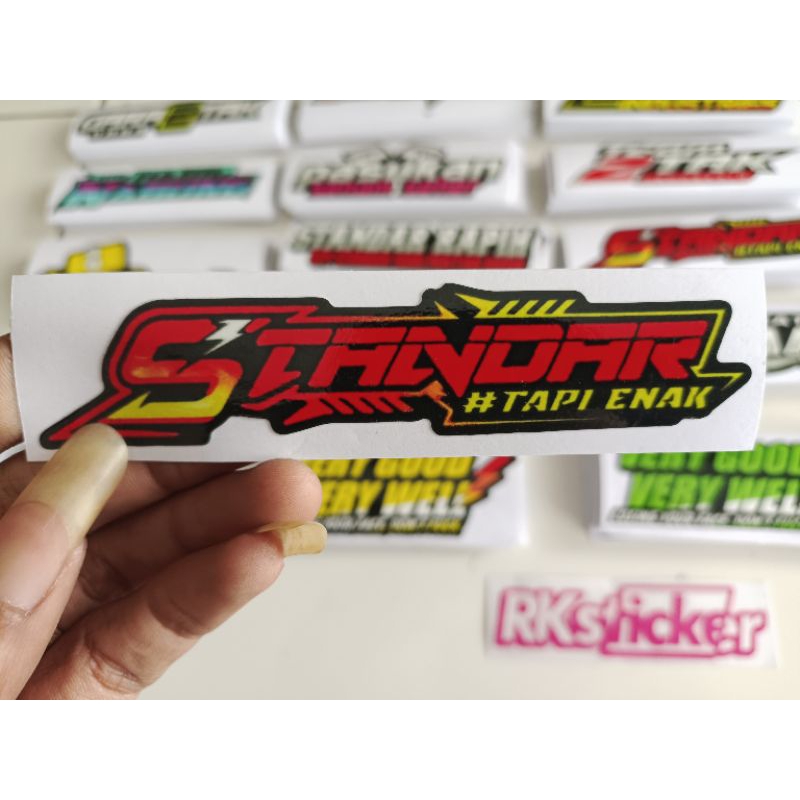 Jual STICKER STANDAR TAPI ENAK STICKER VIRAL | Shopee Indonesia