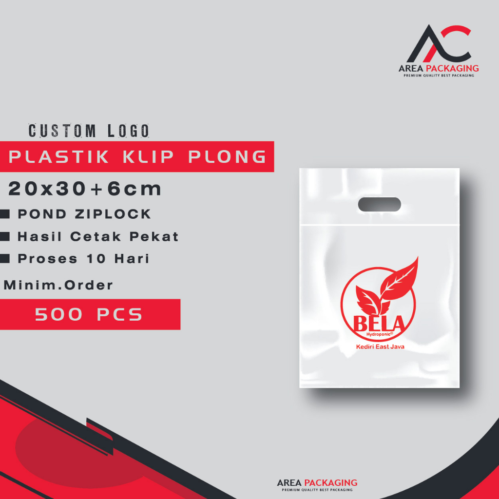 Jual Sablon Kantong Plastik Klip Cetik Pond X Cm Packaging Baju Jaket Accesories Dll