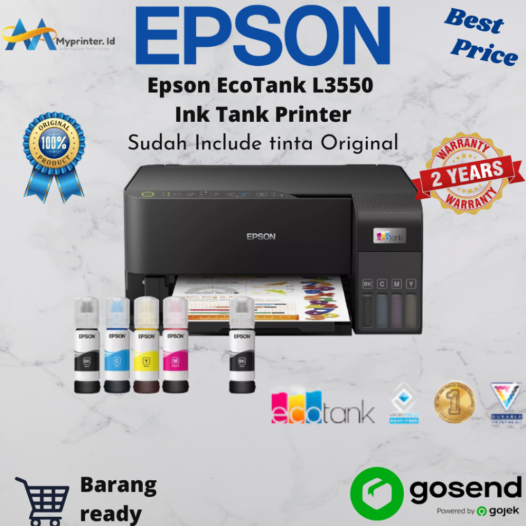 Jual Epson Ecotank L3550 Ink Tank Printer Garansi Resmi Shopee Indonesia 7885