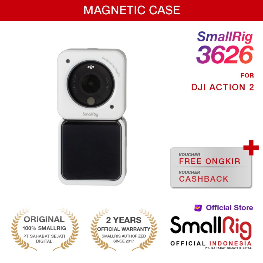 Jual SmallRig DJI Action2 Magnetic Case( White) 3626 | Shopee Indonesia