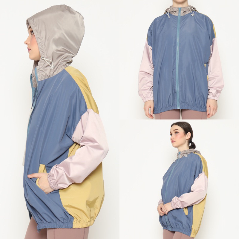 Jual COLOR BLOCK JACKET | Shopee Indonesia