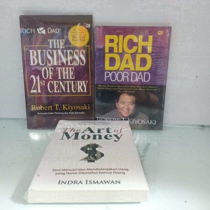 Jual Paket 3 Buku Rich Dad Poor Dad The Business Of The 21 Century