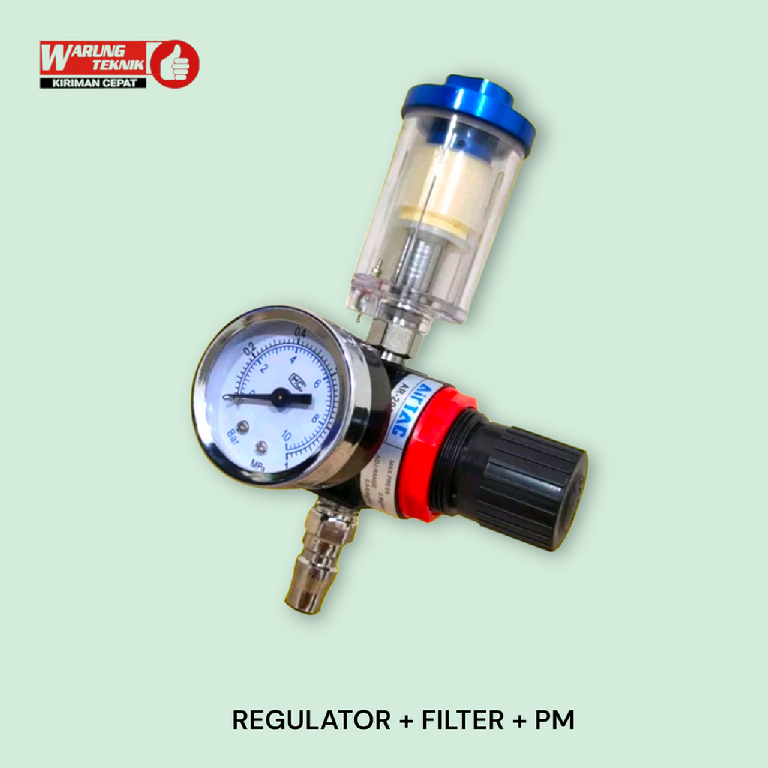 Jual REGULATOR FILTER PENGATUR TEKANAN ANGIN SPRAYGUN SPRAY GUN WATER ...