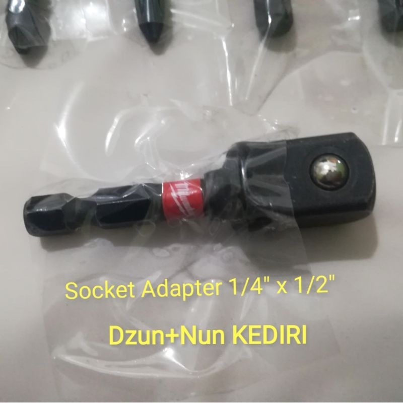 Jual Socket Adapter 1/2 Inch 2 Inch Milwaukee Shockwave Bijian | Shopee ...